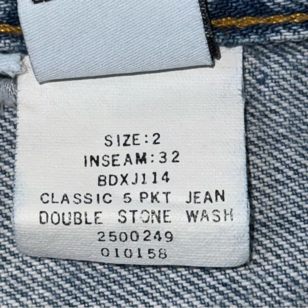 Vintage calvin klein mom jeans high rise straight leg 90s blue